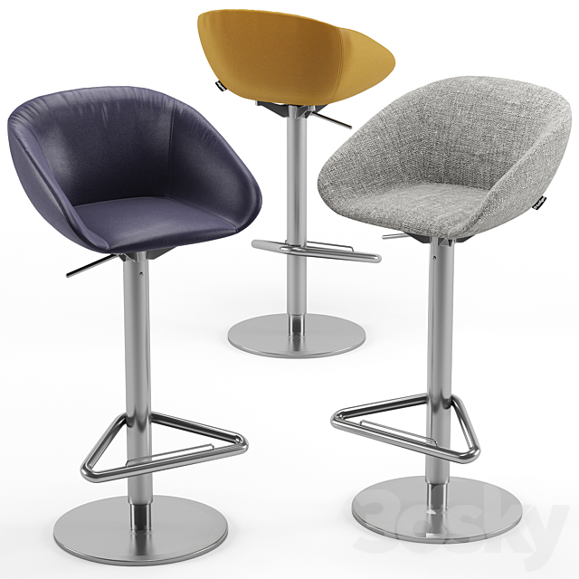 Love barstool cs1891 – Calligaris 3DS Max Model - thumbnail 2