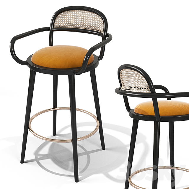 Luc Bar Stool 3DSMax File - thumbnail 1