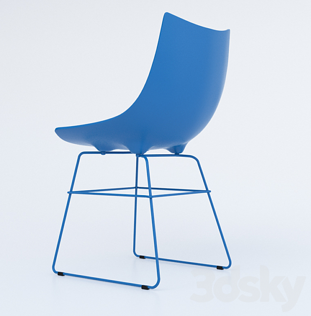 Luc Chair by Rossin 3DS Max Model - thumbnail 2