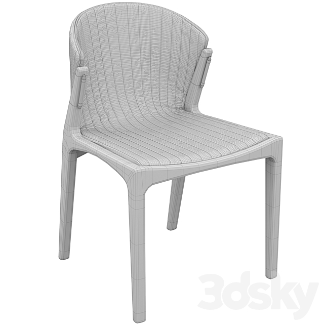 Luisa Chair By Estudiobola 3DS Max Model - thumbnail 5