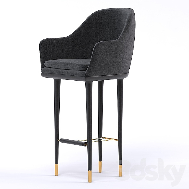 Lunar Bar chair 3DSMax File - thumbnail 2