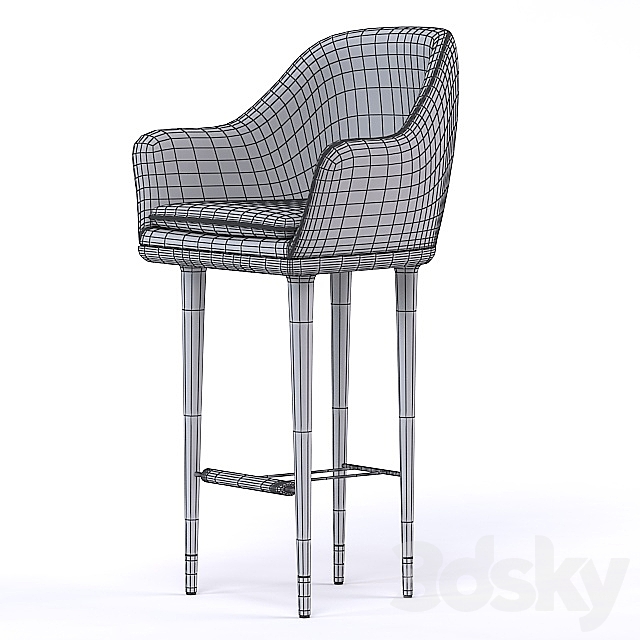 Lunar Bar chair 3DSMax File - thumbnail 3