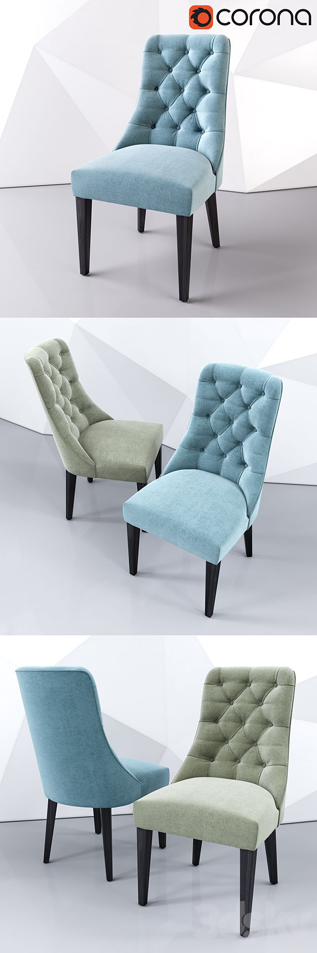 LUXDECO CHARLOTTE CHAIR 3DSMax File - thumbnail 2