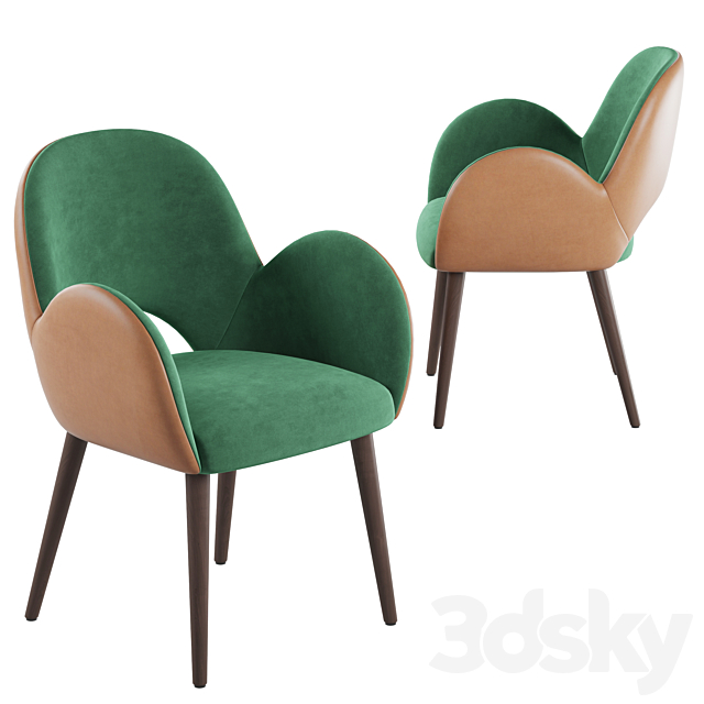 Luxdeco Torre Bliss armchair 3DSMax File - thumbnail 1