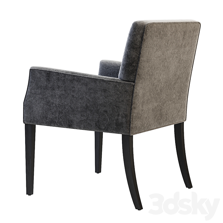 Luz armchair 3DS Max Model - thumbnail 2