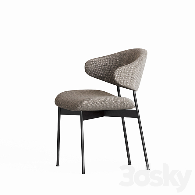 Luz Dining Chair More Moebel 3DSMax File - thumbnail 3