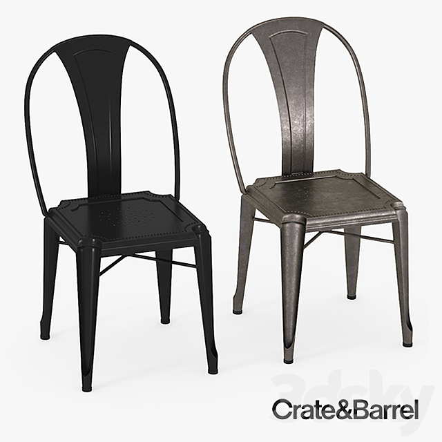 Lyle Side Chair 3DS Max Model - thumbnail 2