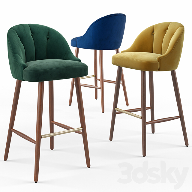 Made. Bar stool Margot 3DSMax File - thumbnail 1