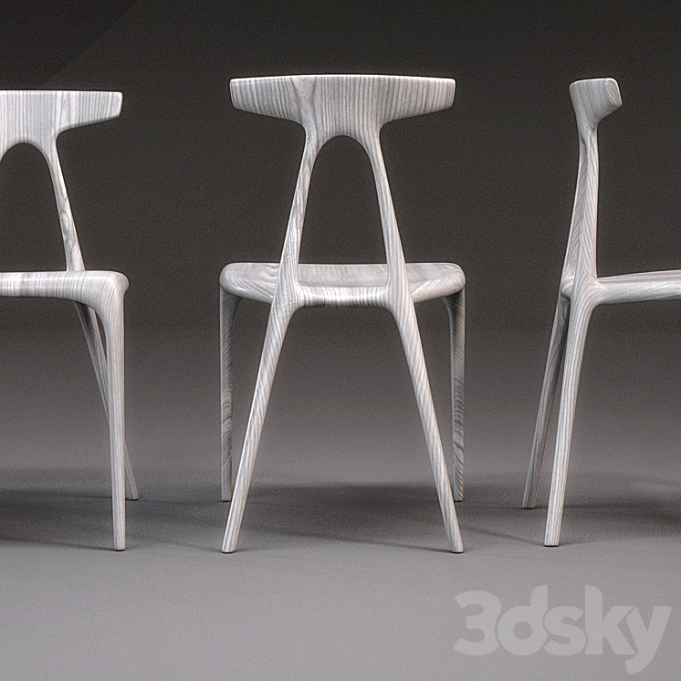 Made In Ratio – Alpha Chair 3DS Max Model - thumbnail 2