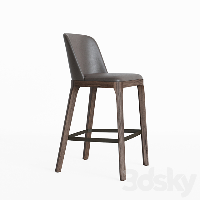 Magda Seating Barstool Cattelan Italia 3ds Max - thumbnail 2