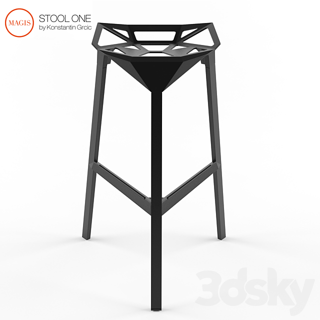 Magis Stool One 3DSMax File - thumbnail 1