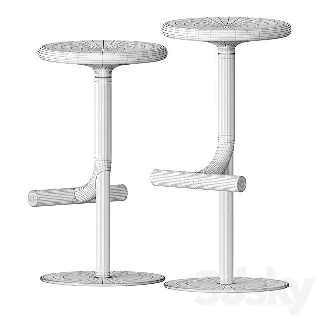 Magis TIBU Stool 3DSMax File - thumbnail 5