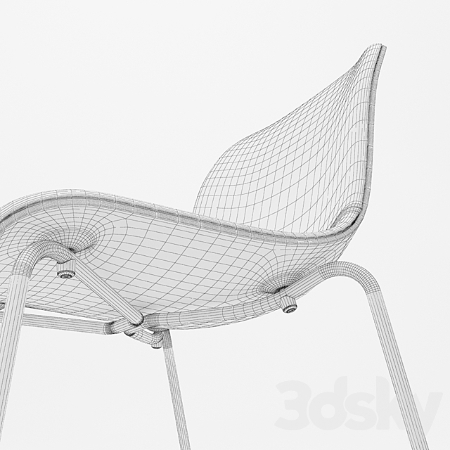 Magis Troy Chair (fabric seat) 3DSMax File - thumbnail 3