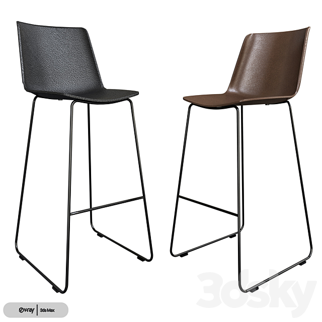 Magis TROY stool 3DSMax File - thumbnail 1