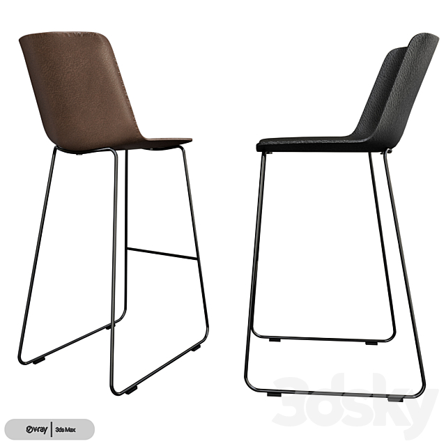 Magis TROY stool 3DSMax File - thumbnail 2