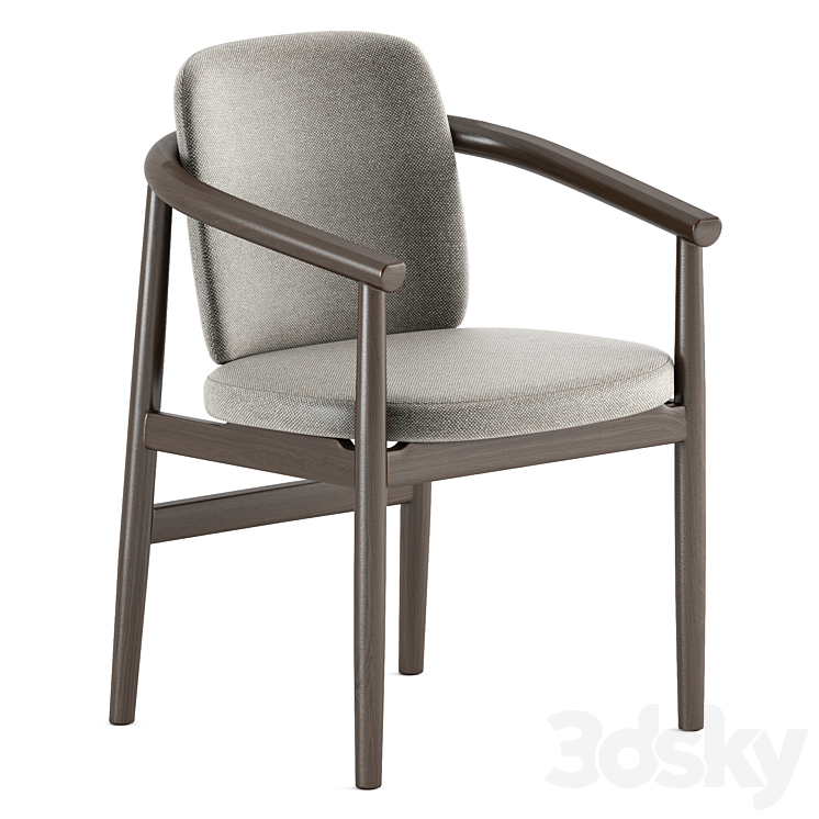 Maiyda chair by Very Wood 3DS Max Model - thumbnail 2