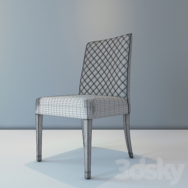 Malerba chair Red Carpet 3DS Max Model - thumbnail 2