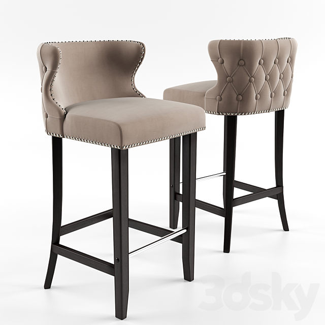 Margonia Bar stool 3DSMax File - thumbnail 1