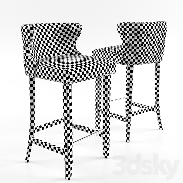 Margonia Bar stool 3DSMax File - thumbnail 2