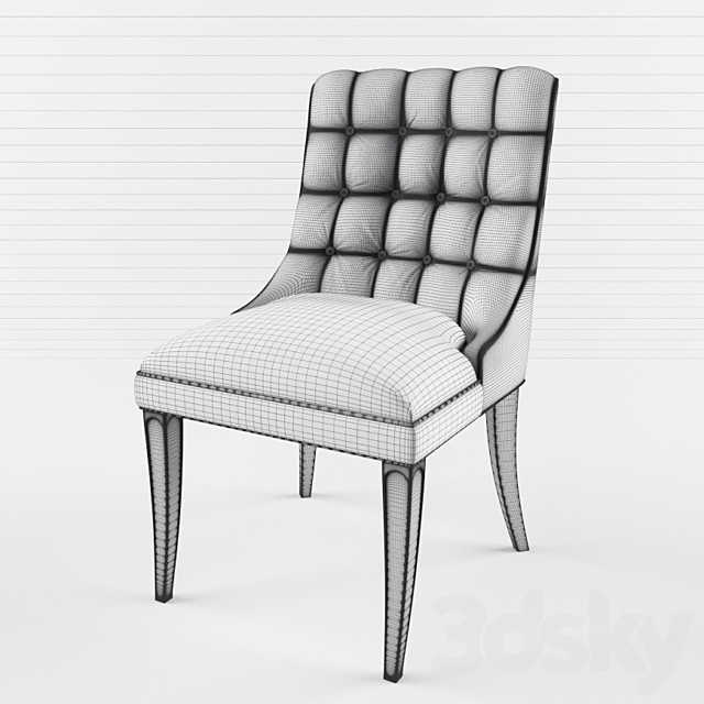 MARGOT DINING CHAIR 3DSMax File - thumbnail 2