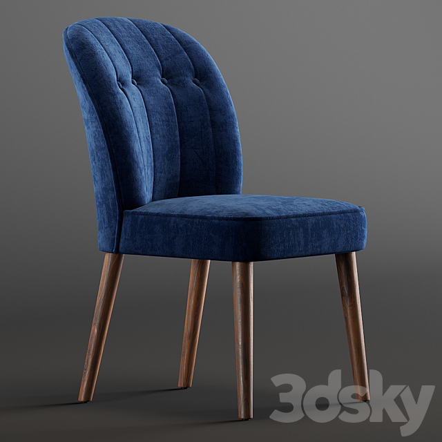 Margot Dining Chairs 3DS Max Model - thumbnail 1