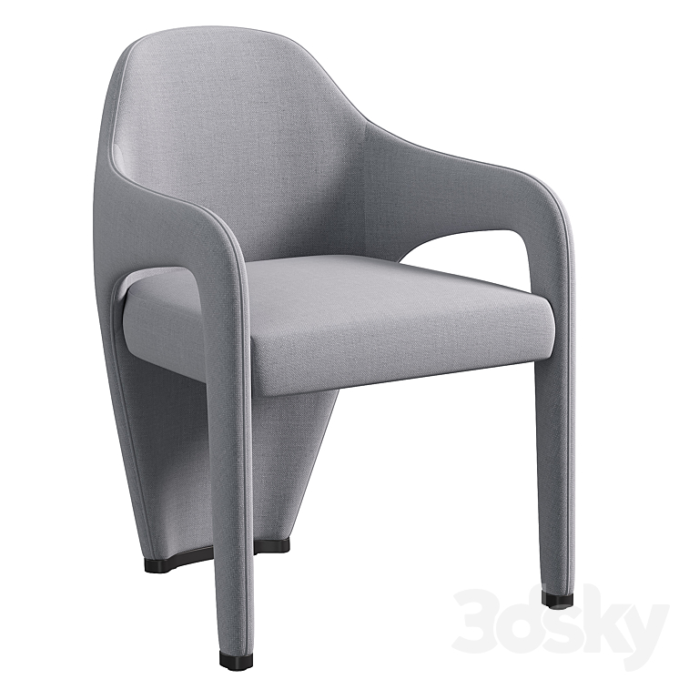 Marilyn Dining Chair 3DS Max Model - thumbnail 1