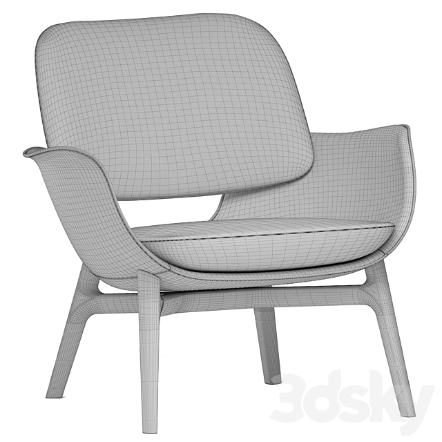 Martha Chair Poltrona Frau 3DSMax File - thumbnail 5