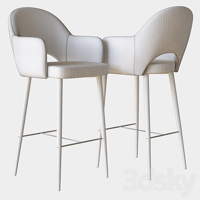 Martin stool deep house 3DSMax File - thumbnail 3