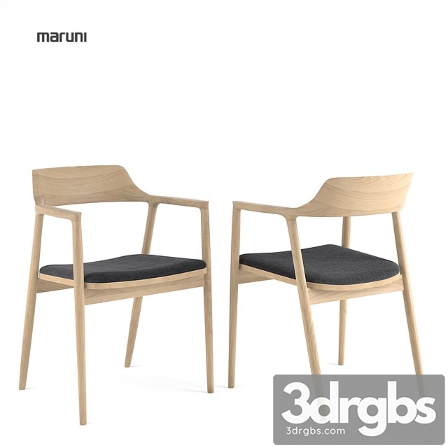 Maruni Chair Low Hiroshima Table 3dsmax Download - thumbnail 1