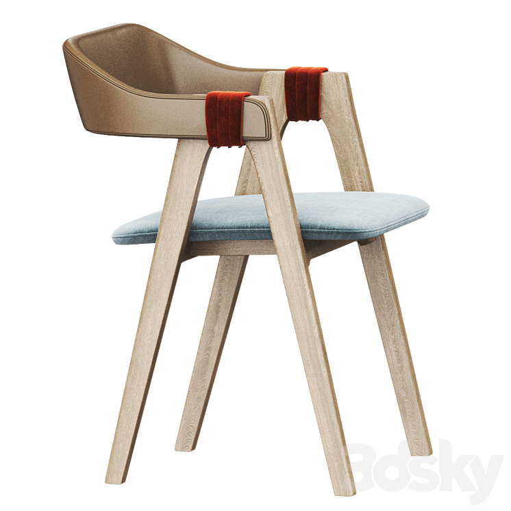 Mathilda Chair by Moroso 3DS Max Model - thumbnail 2