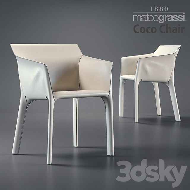 Matteograssi coco chair 3DSMax File - thumbnail 1