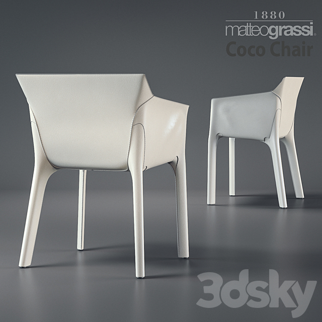 Matteograssi coco chair 3DSMax File - thumbnail 2