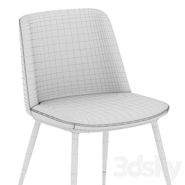 Melissa stool 3DS Max Model - thumbnail 3