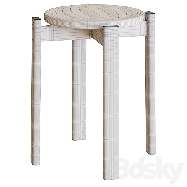 MENU – Passage Stool 3DSMax File - thumbnail 5