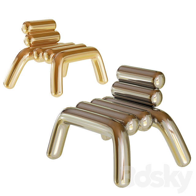 Metal Chair 3DSMax File - thumbnail 1