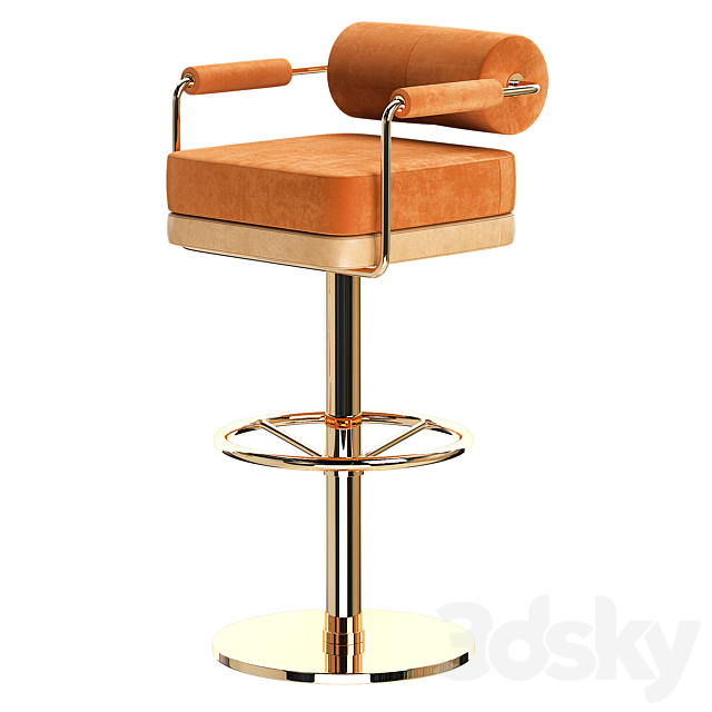 Mezzo chair bar anderson 3DSMax File - thumbnail 2