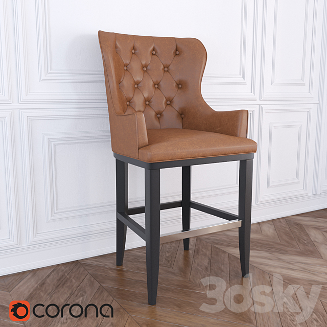 MHLIVING-Diamond bar chair 3DS Max Model - thumbnail 1