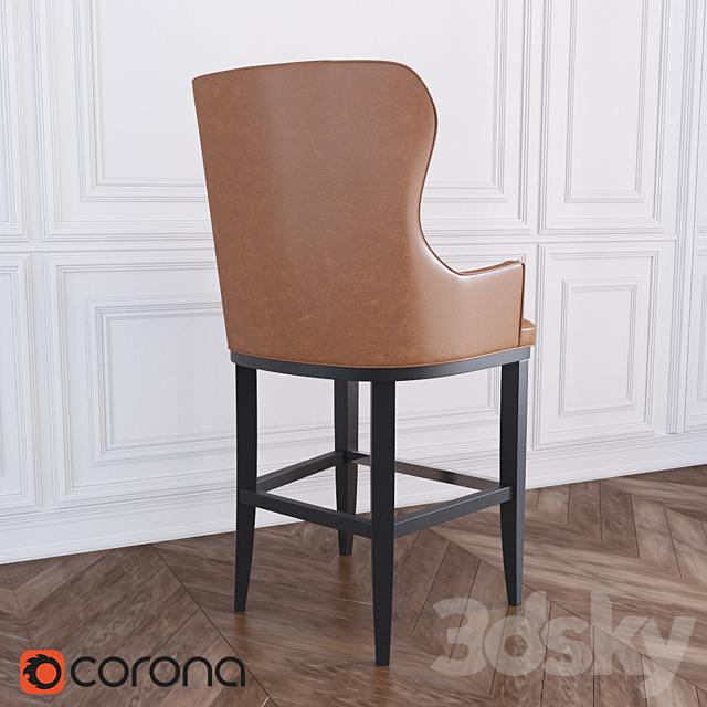 MHLIVING-Diamond bar chair 3DS Max Model - thumbnail 2