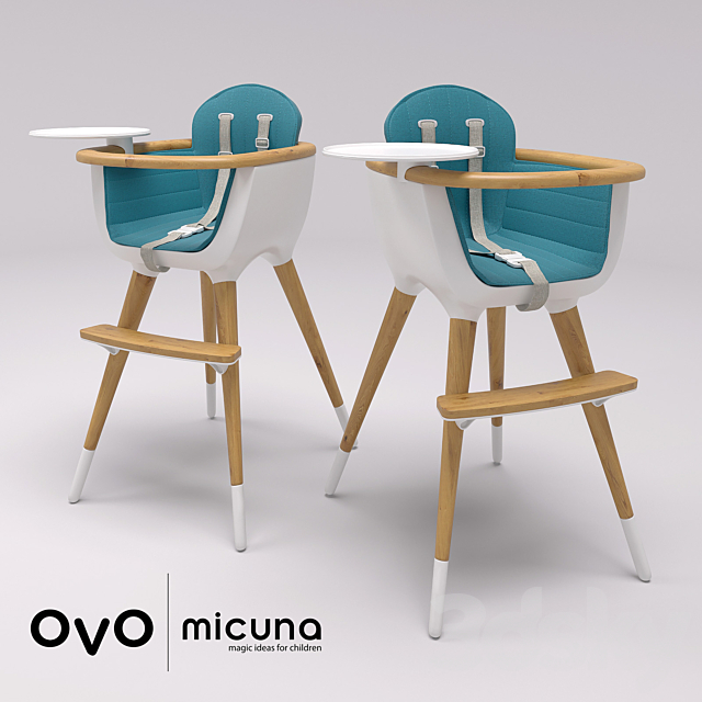 Micuna OVO MAX LUXE High Chair 3DSMax File - thumbnail 1