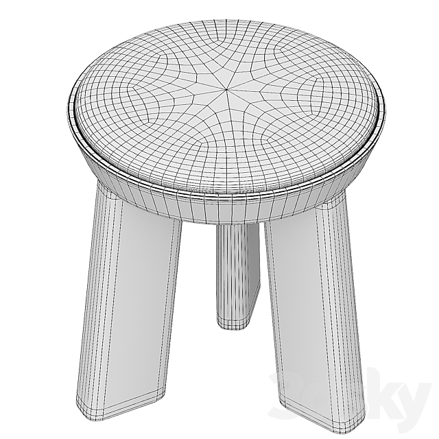 Mimi stool 3DSMax File - thumbnail 3