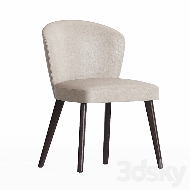 Minotti Aston Dining Chair 3DSMax File - thumbnail 3