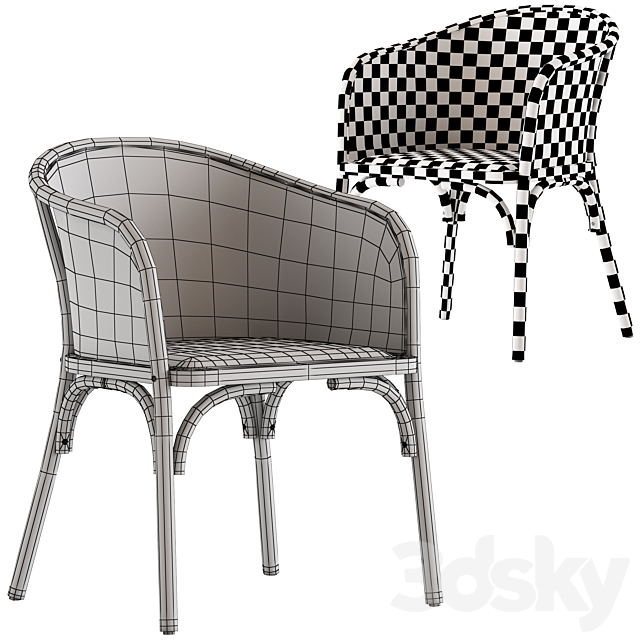 Misterwils Trendy Chair 3DS Max Model - thumbnail 5