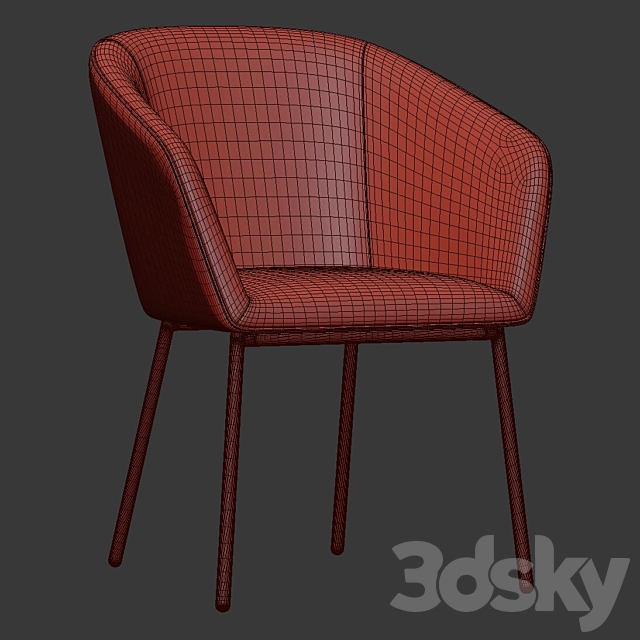 Mitis Chair 3DSMax File - thumbnail 4