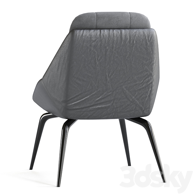 Modloft Columbus Lounge Chair 3DSMax File - thumbnail 4