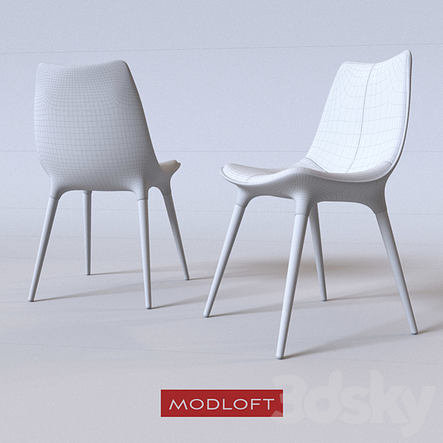 Modloft – Langham Dining Chair 3DSMax File - thumbnail 3