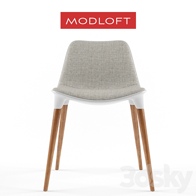 modloft langham dining chair 3DSMax File - thumbnail 1