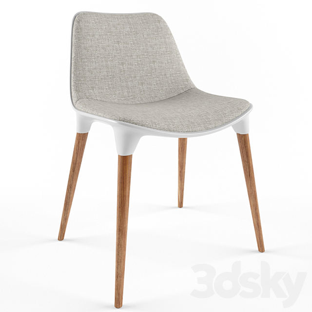 modloft langham dining chair 3DSMax File - thumbnail 2