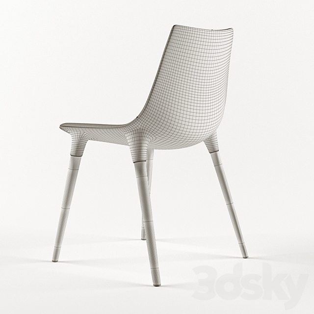 Modloft Langham Dining Chair 3DSMax File - thumbnail 3