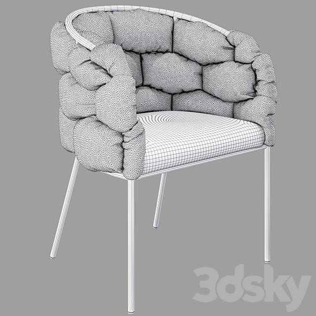 Modrest Debra Chair by vigfurniture 3DS Max Model - thumbnail 7