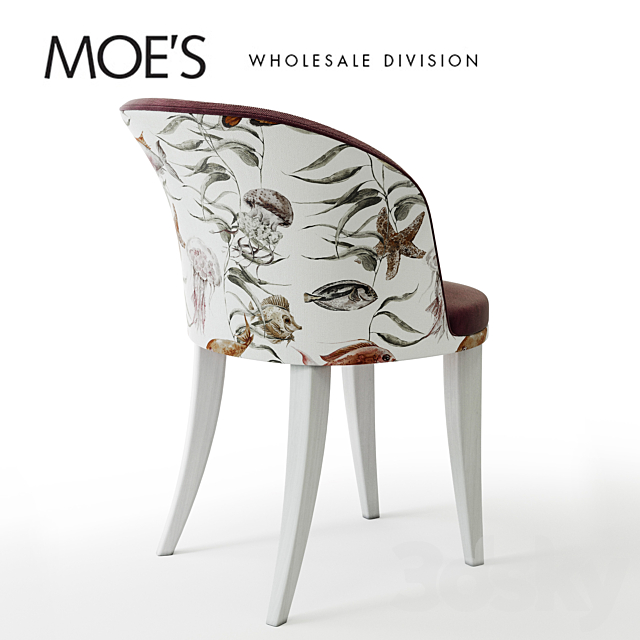 MOE’S Custom Beach Club Dining Chair 3DSMax File - thumbnail 2